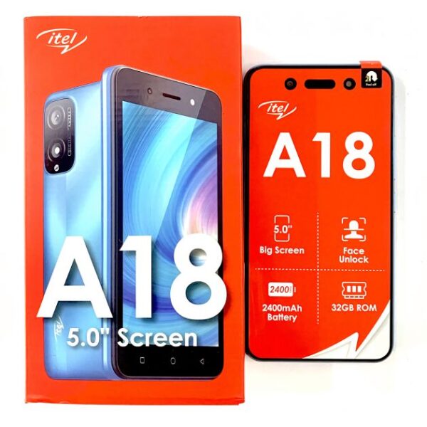 Smartphone Itel A18 - 32 Go - 1Go RAM - 5" - 2 Nano SIM - 5MP/0.3MP - 2400mAh -  12 Mois Garantie – Image 4