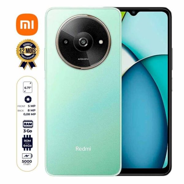 Xiaomi Redmi A3x - 64 Go - 3Go RAM - 6.71" - 2 Nano Sim - 5000mAh - 8MP/5MP - 12 mois de garantie